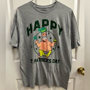 Spongebob Squarepants Patrick “Happy St. Patrick’s Day” Soft Cotton T-shirt